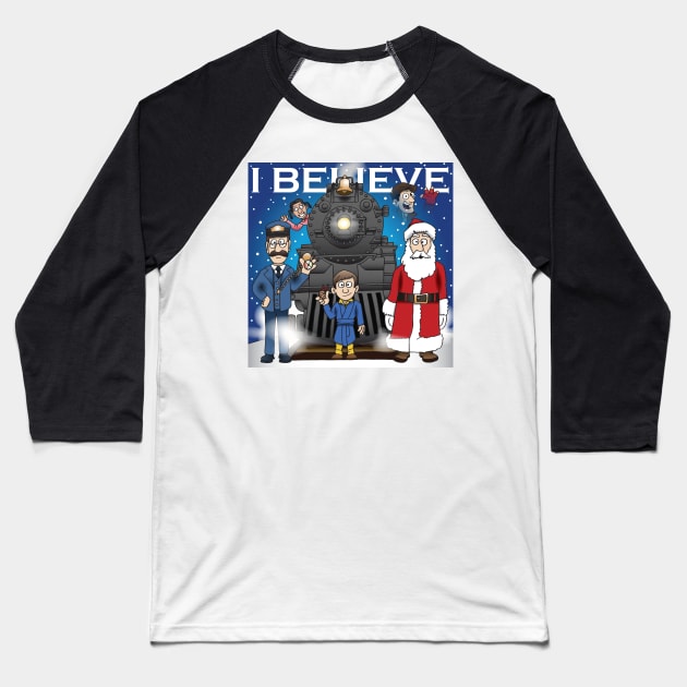 Believe Baseball T-Shirt by Robert Schrooten